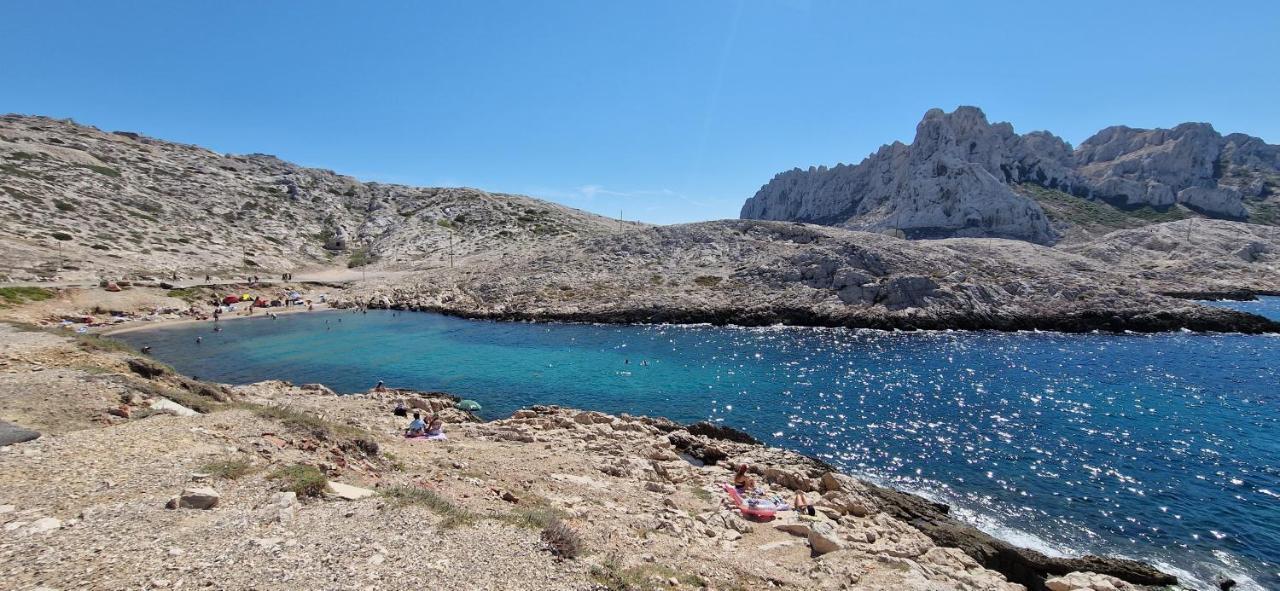 Pointe Rouge A 2Mn De La Plage - Avec Petite Vue Mer Marseille Kültér fotó