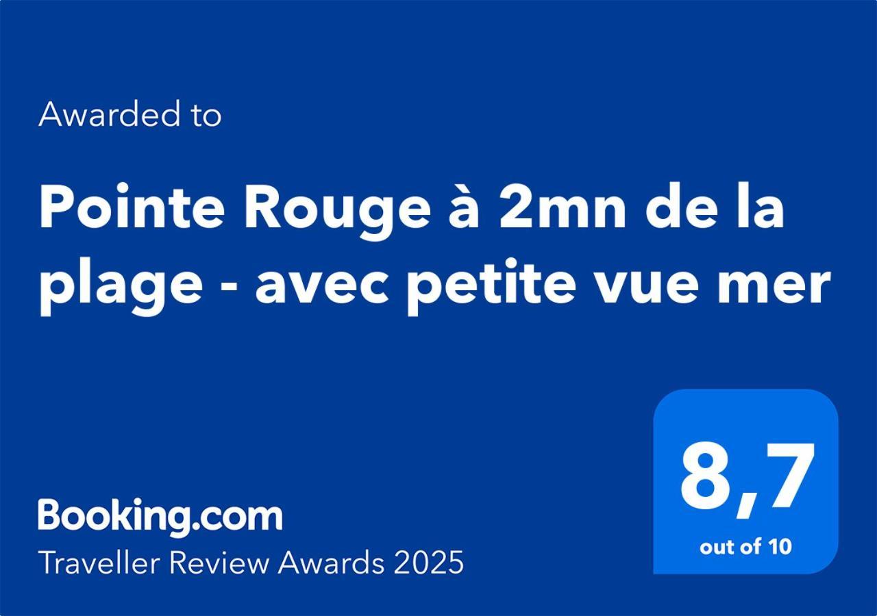 Pointe Rouge A 2Mn De La Plage - Avec Petite Vue Mer Marseille Kültér fotó